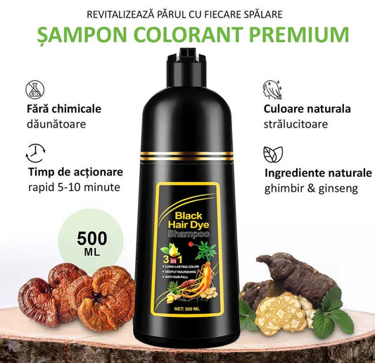 ReColor™ Șampon 3în1 pentru Colorarea Părului și Acoperirea Firelor Albe